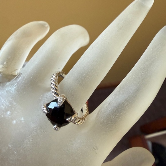 David Yurman Jewelry - David Yurman Black Onyx Chatelaine Ring